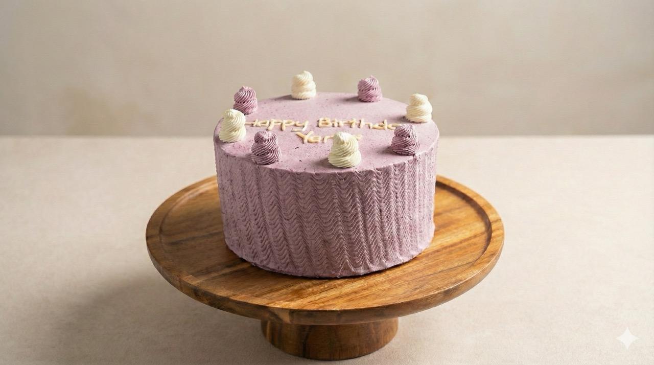 Blueberry Compote Cake