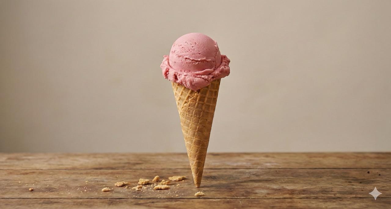 Strawberry Compote Ice Cream
